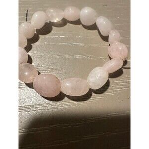 Pink Quartz Handmade Bracelet